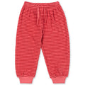 Pantalon de survêtement décontracté en coton biologique avec cordon de serrage et chevilles côtelées pour enfants de 1 à 11 ans