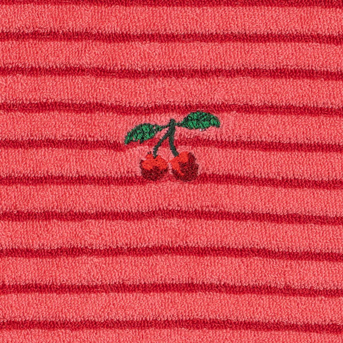 Sweat-shirt ras du cou en coton biologique à rayures, avec épaules tombantes et texture brossée, pour enfants de 1 à 11 ans