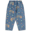 Pantalon à Volants en Jean de Coton Bio avec Taille Élastiquée pour Enfants de 1 à 11 Ans