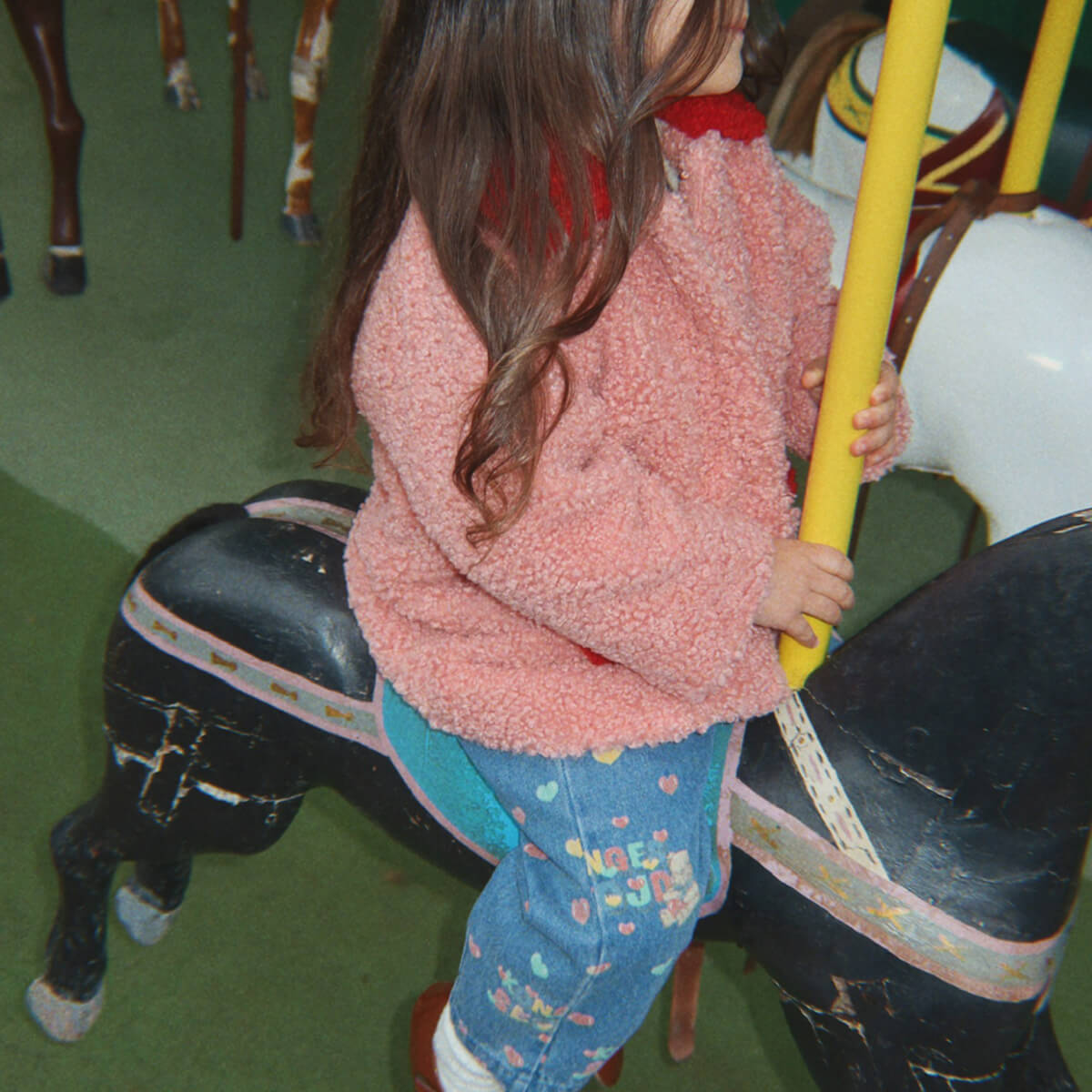 Pantalon à Volants en Jean de Coton Bio avec Taille Élastiquée pour Enfants de 1 à 11 Ans