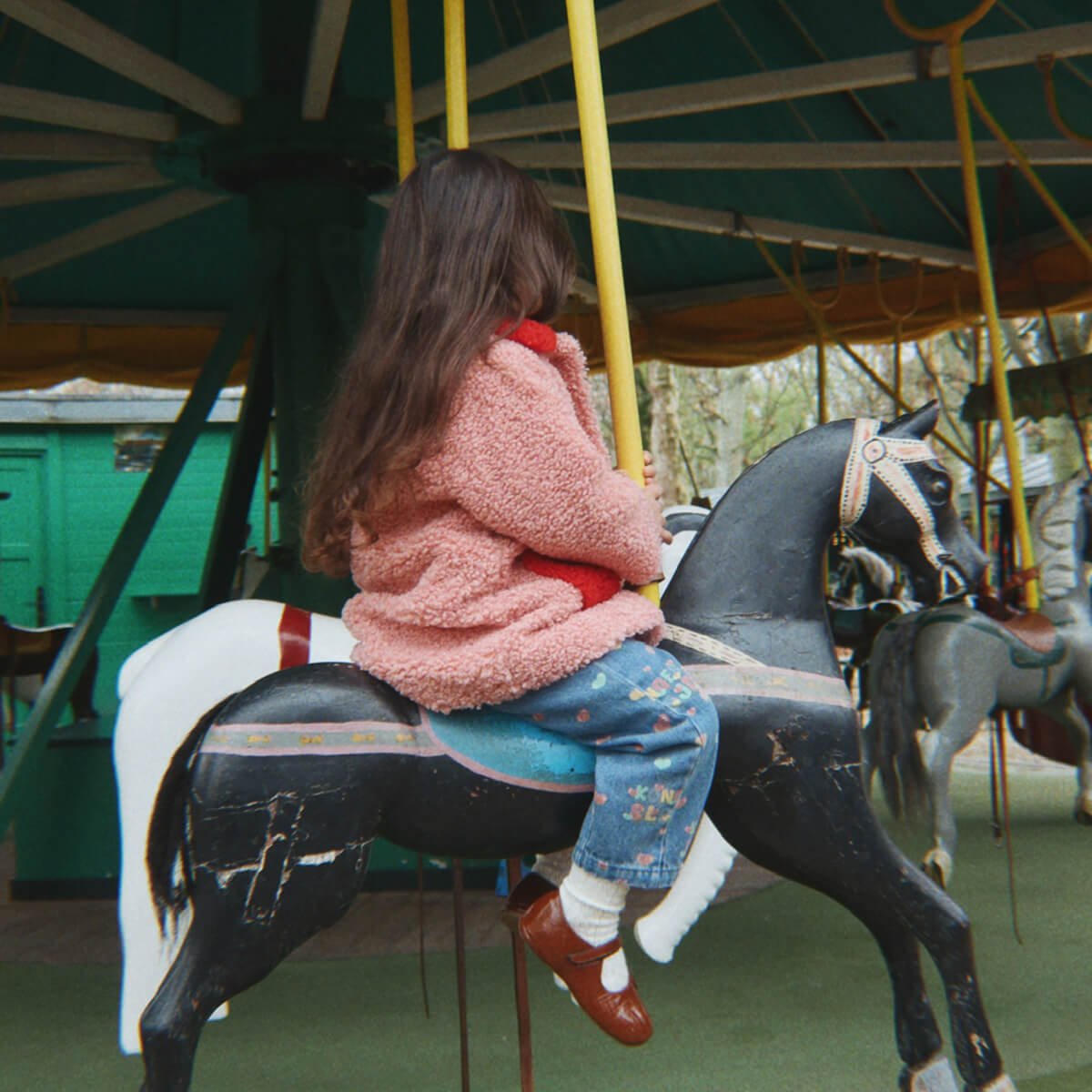 Pantalon à Volants en Jean de Coton Bio avec Taille Élastiquée pour Enfants de 1 à 11 Ans