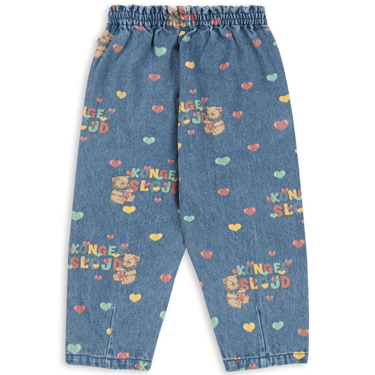 Pantalon à Volants en Jean de Coton Bio avec Taille Élastiquée pour Enfants de 1 à 11 Ans