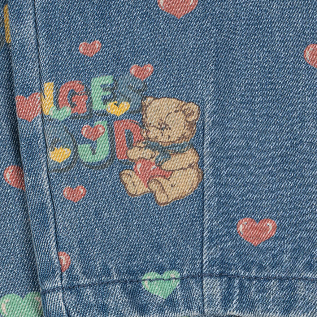 Pantalon à Volants en Jean de Coton Bio avec Taille Élastiquée pour Enfants de 1 à 11 Ans
