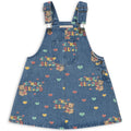 Robe Salopette en Jean Coton Bio avec Bretelles Ajustables pour Enfants de 1 à 7 Ans
