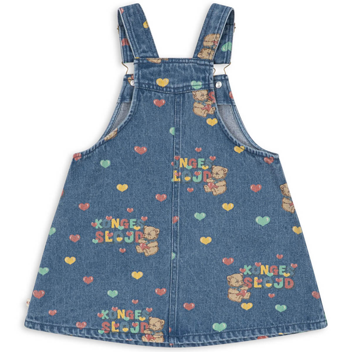 Robe Salopette en Jean Coton Bio avec Bretelles Ajustables pour Enfants de 1 à 7 Ans