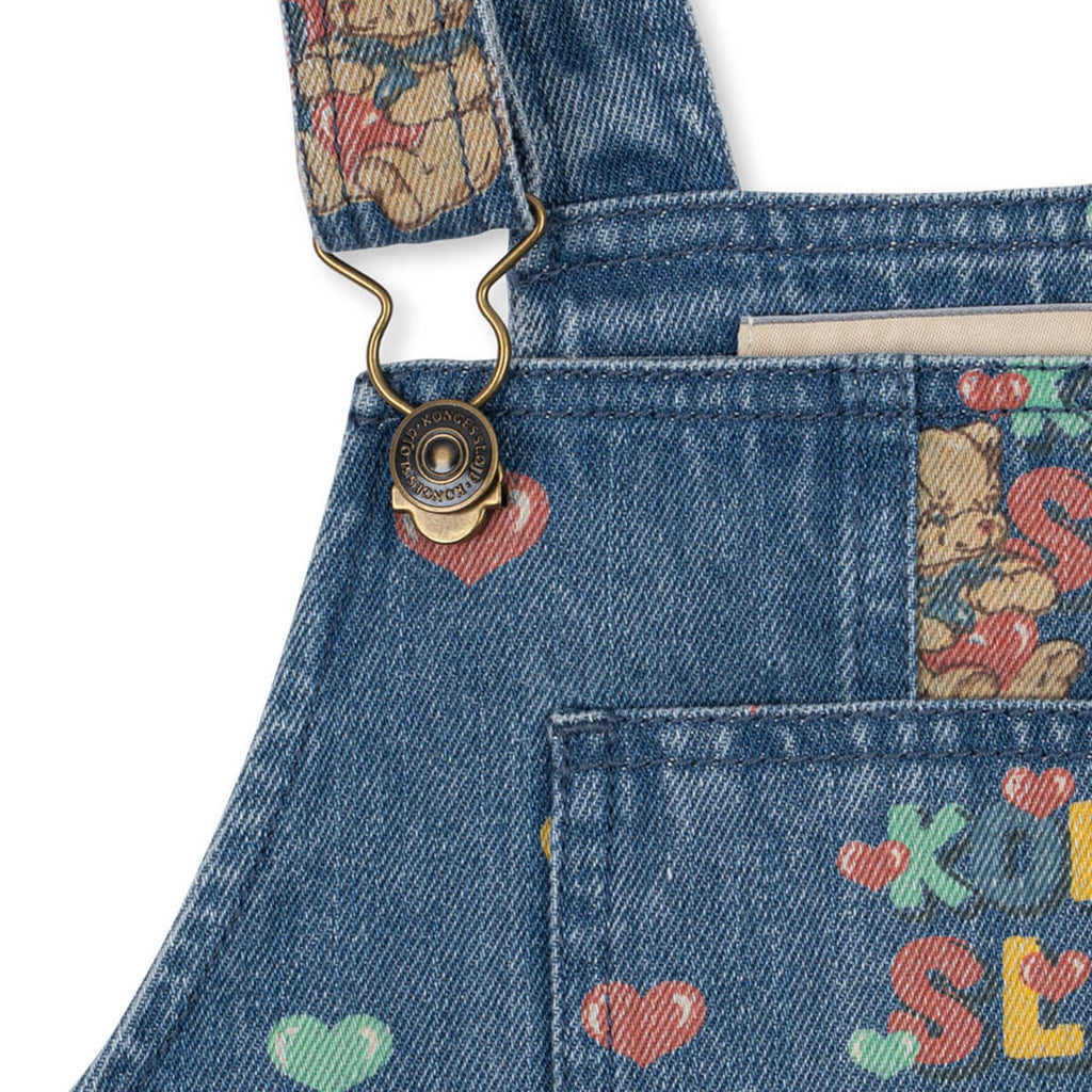 Robe Salopette en Jean Coton Bio avec Bretelles Ajustables pour Enfants de 1 à 7 Ans