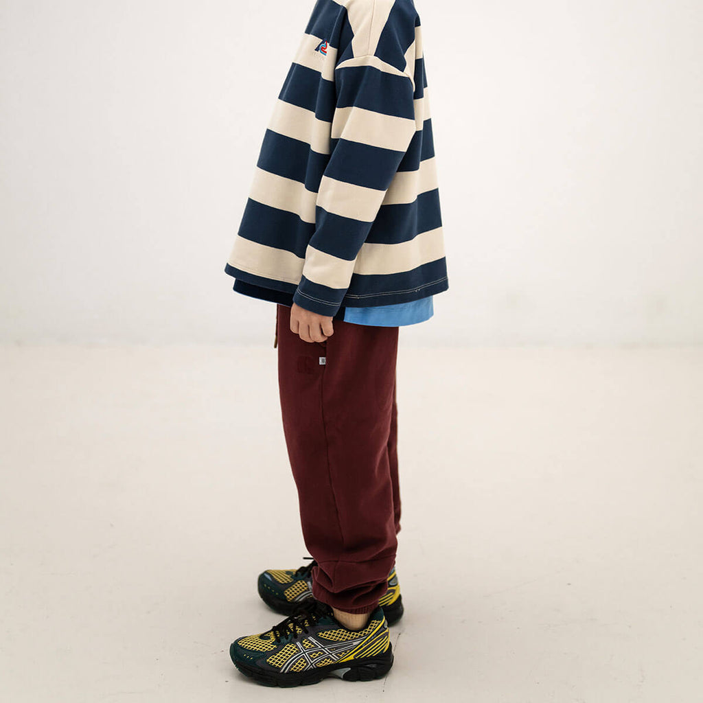 Joggers Sportifs en Coton Biologique avec Détails de Couture et Coupe Décontractée pour Enfants de 2 à 14 Ans