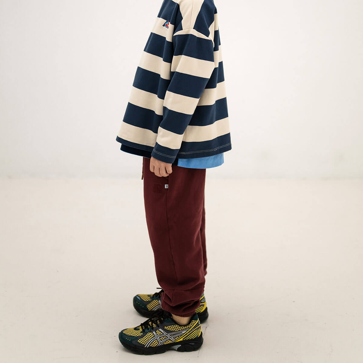 Joggers Sportifs en Coton Biologique avec Détails de Couture et Coupe Décontractée pour Enfants de 2 à 14 Ans