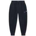 Jogging à plis nervurés en coton biologique noir Nuit sans lune classique pour enfant 2-14 ans, coupe slim