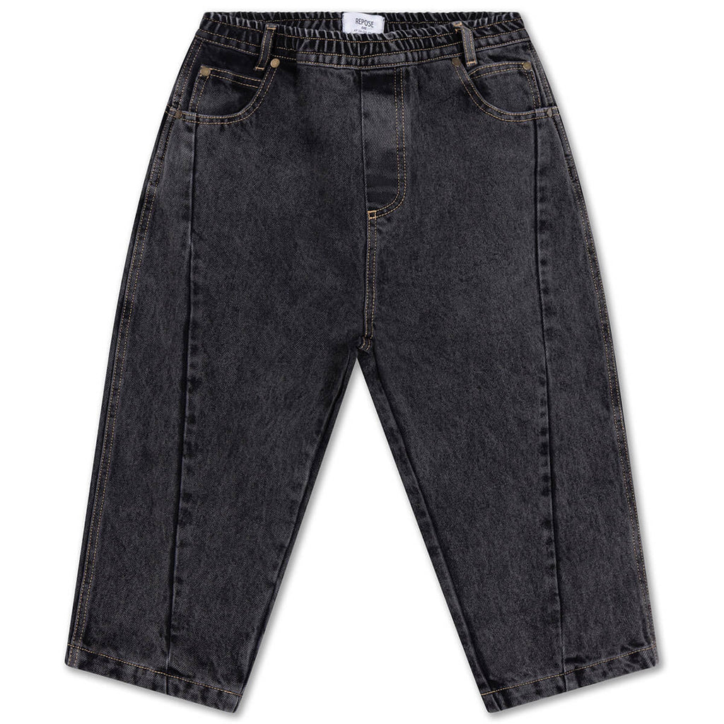 Pantalon Large Gris Ardoise par